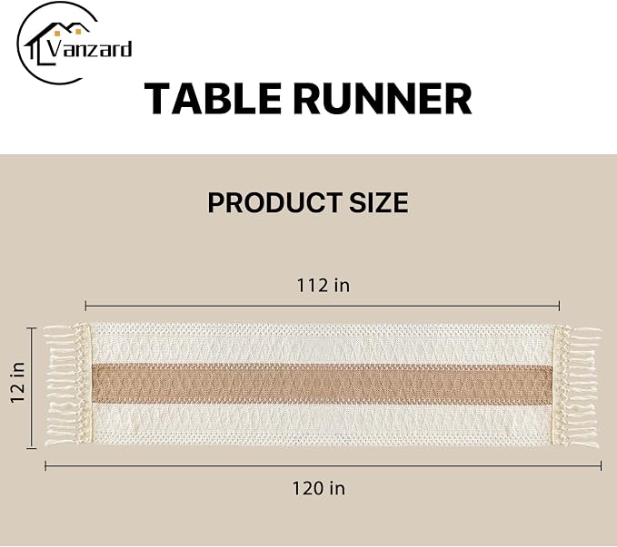 Boho Table Runner for Home Decor - Image 3