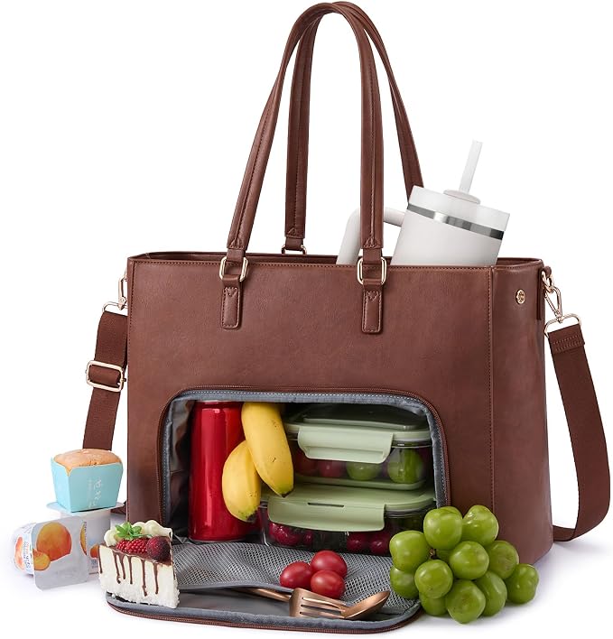 LOVEVOOK Lunch Tote Bag for Women, 3 in 1 Work Bag by LOVEVOOK