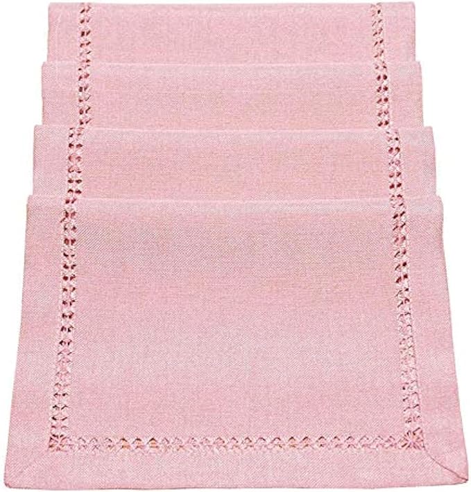 Grelucgo Handcrafted Solid Color Dining Table Placemats, Double-Hemstitched) by Grelucgo