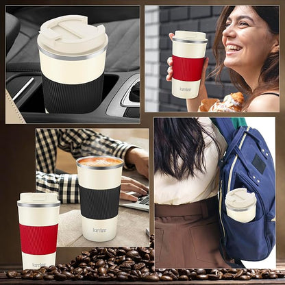 KETIEE 12oz Travel Mug: Vacuum Insulated Coffee Cup - Image 6