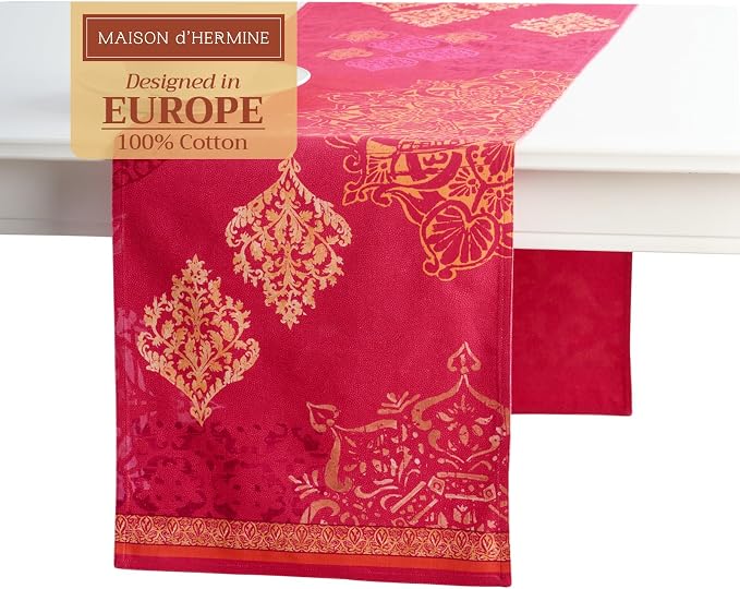 Maison d' Hermine Table Runner 100% Cotton 14.50" x 108" | Table Runners 108 by MaisondHermine