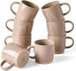 famiware Coffee Mugs for 8, 13 oz Mug Set, Dringking Cup by Famiware