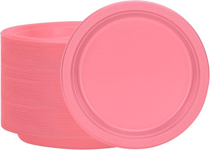 Hanna K. Signature Pink Plastic Plates - Image 6