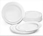 " OCCASIONS " 40 Plates Pack, Heavyweight Disposable Wedding Party Plastic by OCCASIONSFINESTPLASTICTABLEWARE