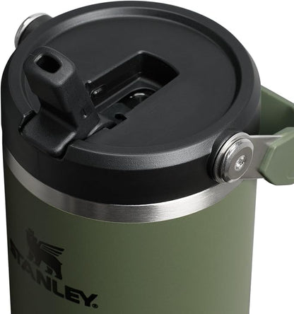 STANLEY IceFlow 2.0 Flip Straw Tumbler, 30 oz, Dried Pine | Easy Carry Handle | - Image 2