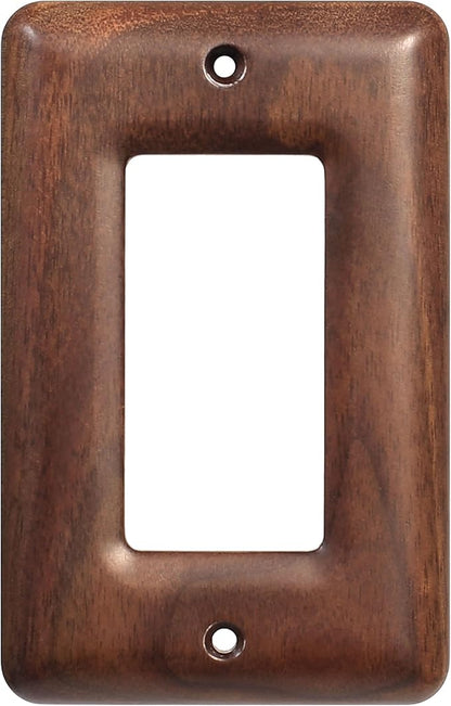 North American Walnut Switchplates and Outlet Covers Decorative Solid Wood Light Switch Cover for Stylish Décor
