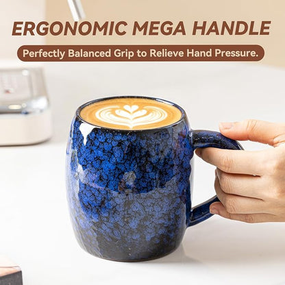 Cosmic Nebula Ceramic Coffee Mug - 21 oz Large Coffee Cup - Image 7