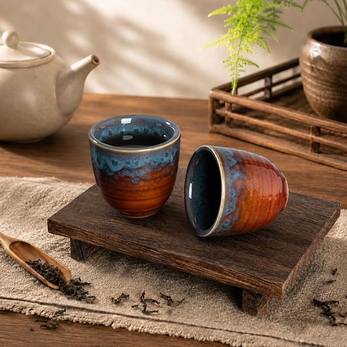 Ceramic Japanese Tea Cups, 5 oz Tea Cup, Asian Teacup - Image 5
