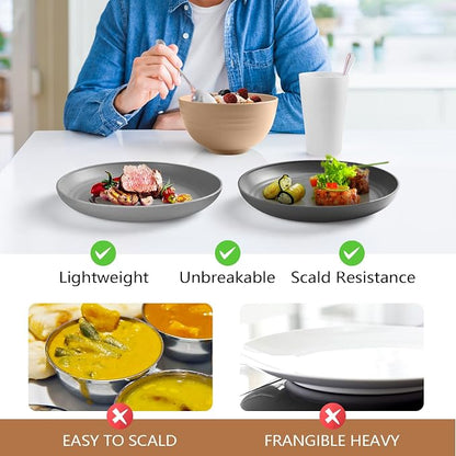 Teivio 32-Piece Plates and Bowls Sets - Image 5