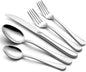 Onader 60 Piece Heavy Duty Flatware Set, Stainless Steel Silverware Cutlery Set by Onader