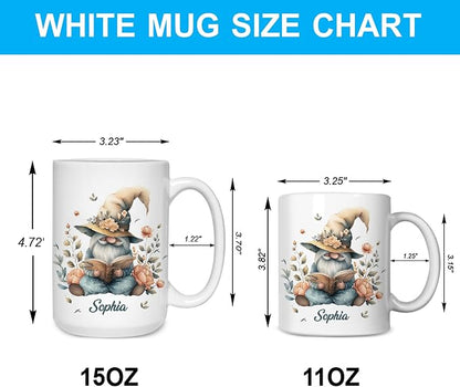 Hyturtle Autumn Gnome Coffee Mug 11oz – Autumn Gnome Mug Gifts - Image 4