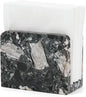 Marble Mini Napkin Holder 3" x 4" Inch Black Zebra Cocktail Napkins, Coffee Bars by MarblousKrafts
