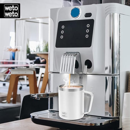 WETOWETO 14 oz Coffee Mug, Vacuum Insulated Camping Mug - Image 5
