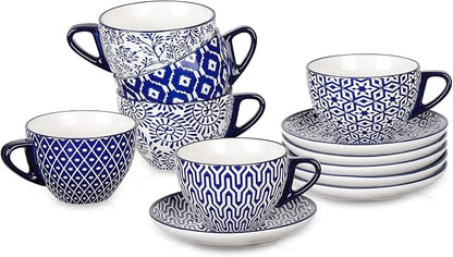 Selamica Ceramic 8 oz Cappuccino Cup Set by Selamica