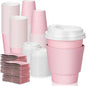 Patelai 100 Pcs 12 oz Disposable Coffee Cups by Patelai
