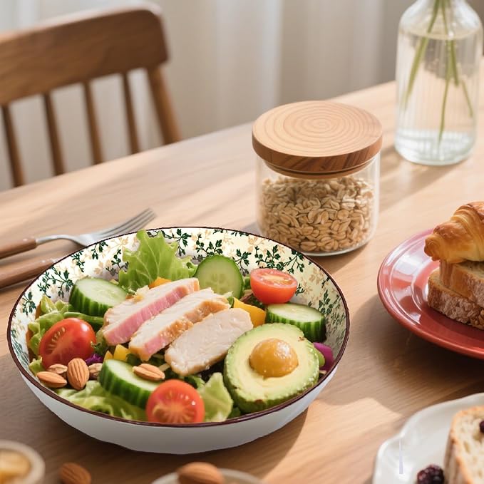 Large Serving Bowls, 78Oz Extra Large Salad Bowls Set of 2, Pasta and Dinner - Image 4