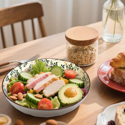 Large Serving Bowls, 78Oz Extra Large Salad Bowls Set of 2, Pasta and Dinner - Image 4