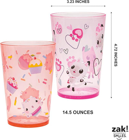 Zak Designs DreamWorks Gabby's Dollhouse Nesting Tumbler Set - Image 5