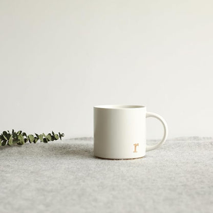 COLLECTIVE HOME Ceramic Coffee Mug, 15 oz Monogram Cup - Image 6