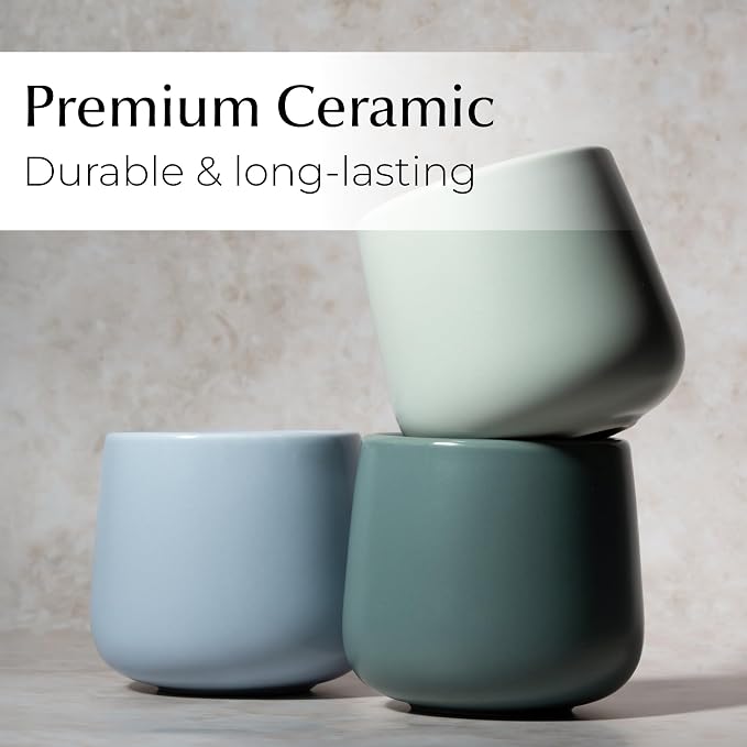 MIAMIO - Ceramic Cup Set of 4, Coffee Mugs - Nami | Coffee Cup Set / Ceramic - Image 5