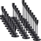 Black Taper Candle Holders for Wedding Table Centerpiece,Tall Taper Candlestick Holders Bulk Set of 27,Metal Candle Stick Holder Decor for Table or Mantel Centerpiece, Dinning, Party Home Decor