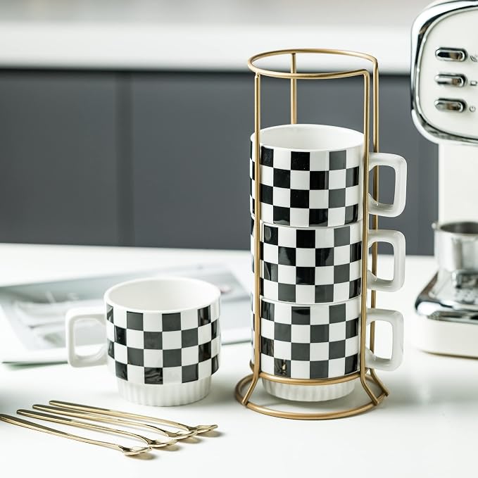 Miamolo Stackable Coffee Mug Set of 4 - Image 4