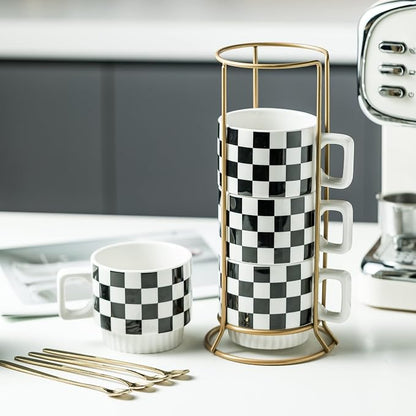 Miamolo Stackable Coffee Mug Set of 4 - Image 4