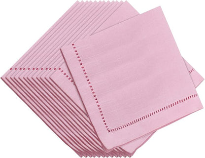 SARO LIFESTYLE Hemstitched Border Dinner Napkin by SaroLifestyle