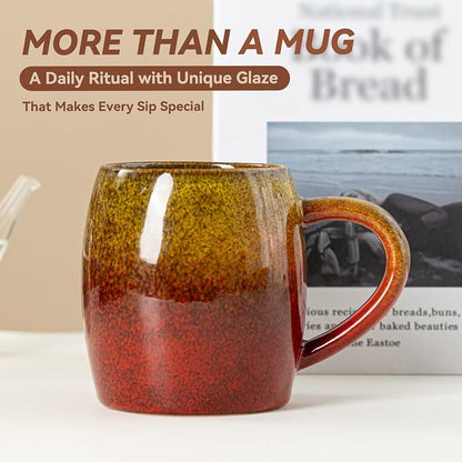 Handmade 22oz Ceramic Coffee Mug, Ergonomic Large Handle, Ideal Gift - Image 7