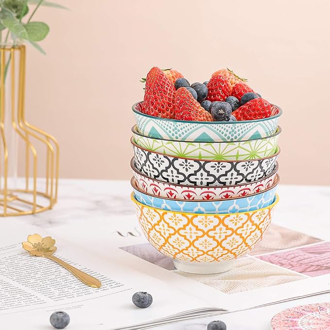 AHX Porcelain Dessert Bowls Cereal bowl - Image 3
