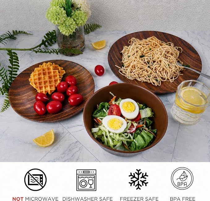 TP 18-Piece Melamine Dinnerware Sets, Service - Image 2