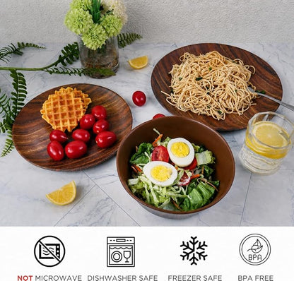 TP 18-Piece Melamine Dinnerware Sets, Service - Image 2