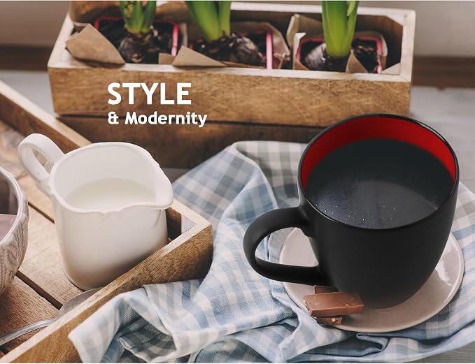 MIAMIO - Coffee Mugs Set of 6 - Le Papillon - Daily Table Set | Ceramic coffee - Image 4