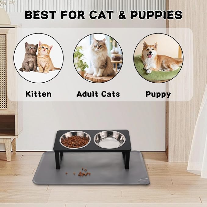 Summark Upgraded Elevated Cat Bowls - Image 6
