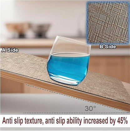 Elegant Placemats and Coasters Set 6, Vinyl Washable Place Mats - Image 6