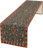 William Morris Table Runner, Rustic Boho Ethnic Flower Original Design Print by Yearn+Jear