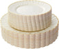 Lullaby 60PCS Ivory Scalloped Plastic Plate by LULLABY