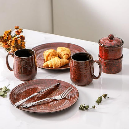 HASENSE Coffee Mugs Set of 6, 15 Ounce Ceramic Coffee Cups Set - Image 6