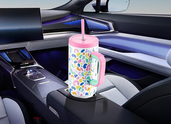 Meoky 50 oz Tumbler with Handle, Tumbler with Lid and Straw, Insulated - Image 7