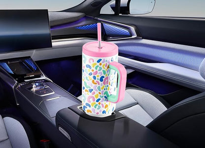 Meoky 50 oz Tumbler with Handle, Tumbler with Lid and Straw, Insulated - Image 7