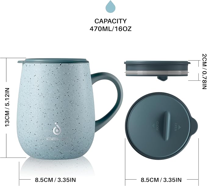 Ideus 16 oz Insulated Coffee Mug - Image 5