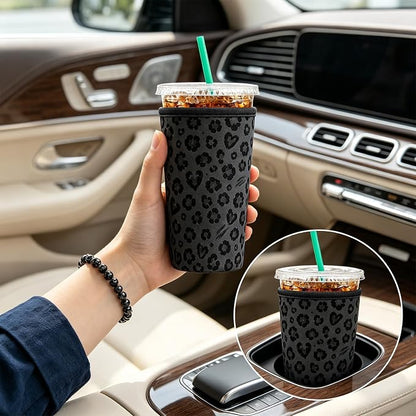 3 Pack Reusable Iced Coffee and Cold Soda Insulated Neoprene Cup Sleeve | Funny - Image 7