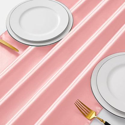 Manyshofu Blush Satin Table Runner 12x108 - Image 5