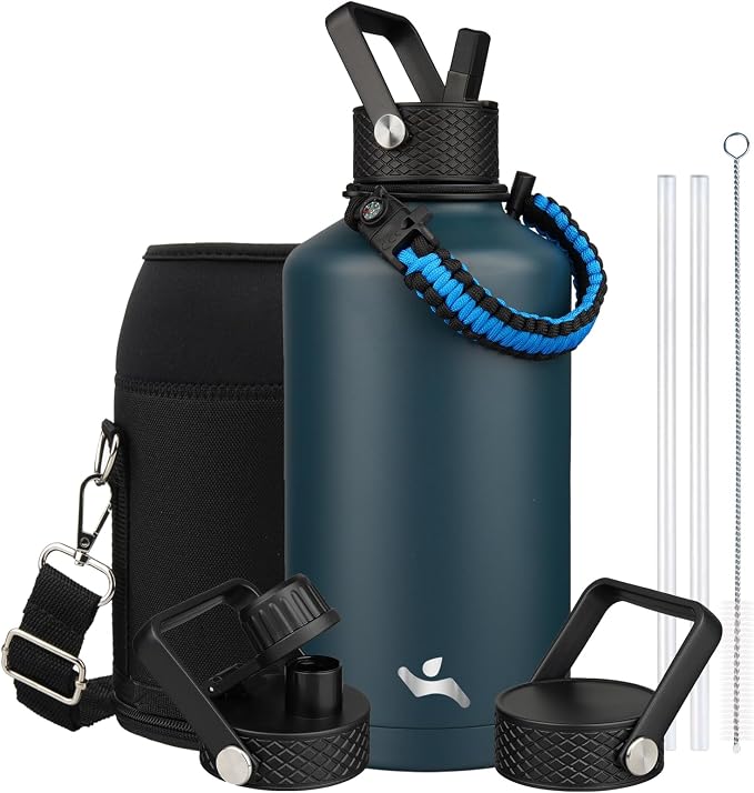 Konokyo 87 oz Insulated Stainless Steel Water Bottle Jug by Konokyo
