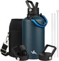 Konokyo 87 oz Insulated Stainless Steel Water Bottle Jug by Konokyo