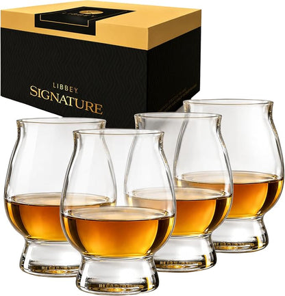 Libbey Signature Kentucky Bourbon Trail Whiskey Glasses Set of 4, Dishwasher by Libbey