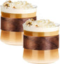 PARACITY Espresso Glasses Set of 2, 11.8 oz Clear Cups by PARACITY