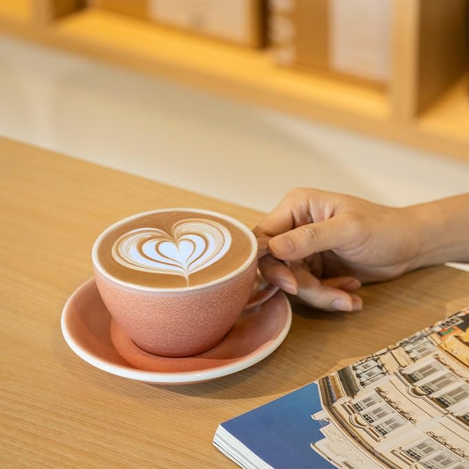 Loveramics Matt Cappuccino Cup, 10 oz Ceramic Latte Art Mug - Image 9