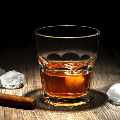 4.5oz Rock Bar Stackable Beverage Glasses – Set Of 8 Drinking Glasses | - Image 5