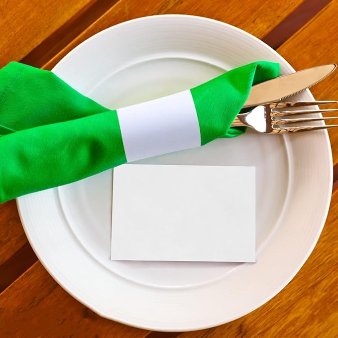 Self-Adhesive Napkin Bands, elegant table setting, - Image 7